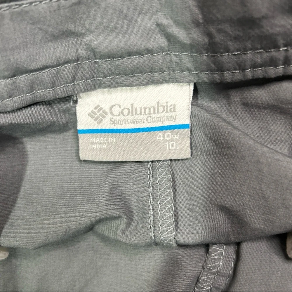 NEW Columbia Cotton Shorts Men’s 40 Gray Blue Casual Classic Outdoors NWT